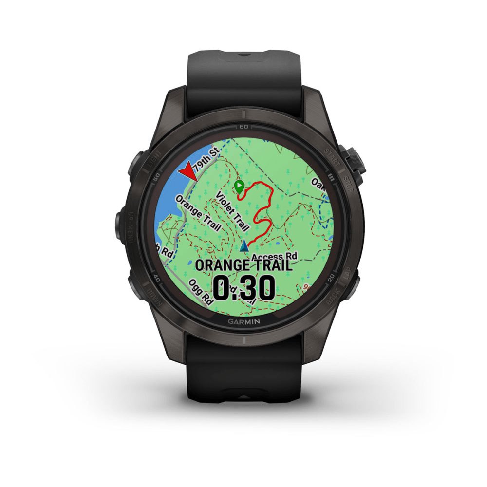 Купить Garmin 010-02776-11 Часы Fenix 7S Pro Sapphire Solar Серебристый Carbon Gray Titanium / Black Band 7ft.ru в интернет магазине Семь Футов