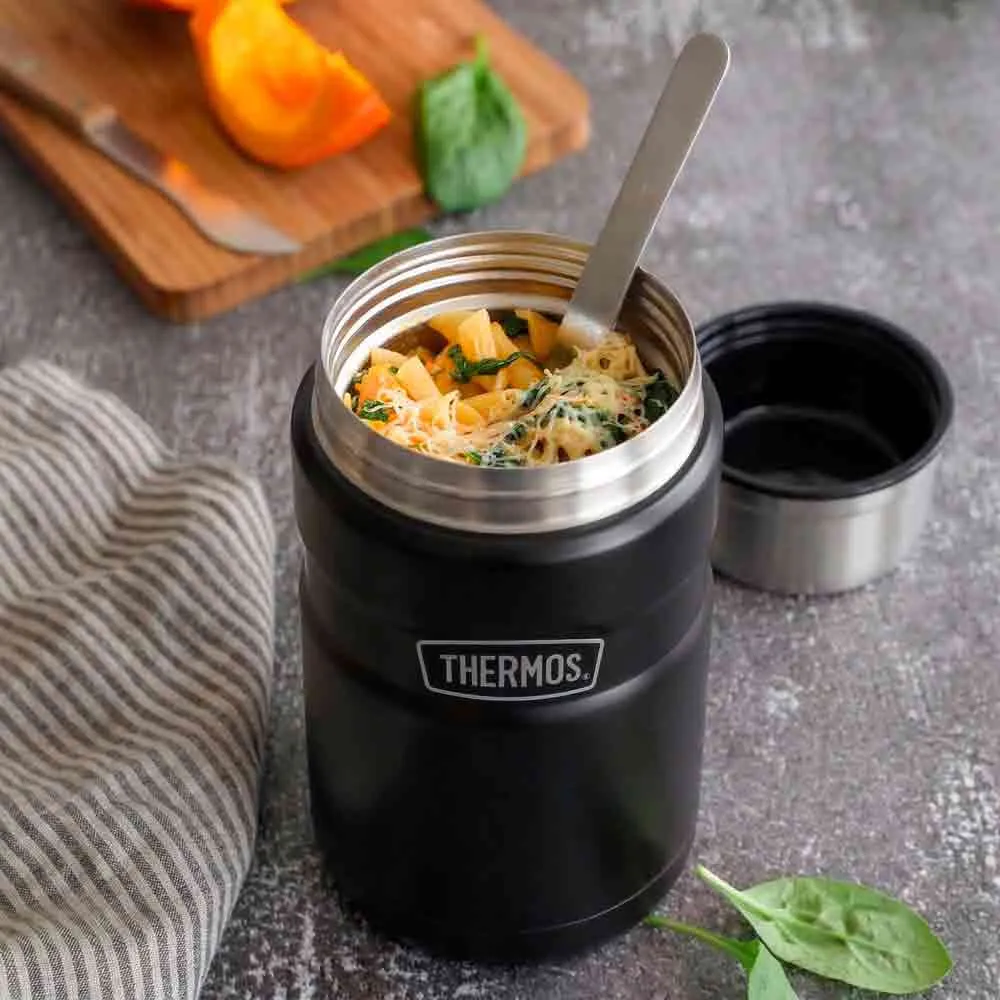 Купить Thermo 63228 термос Stainless Steel-710ml Steel Black 20x10x10 7ft.ru в интернет магазине Семь Футов