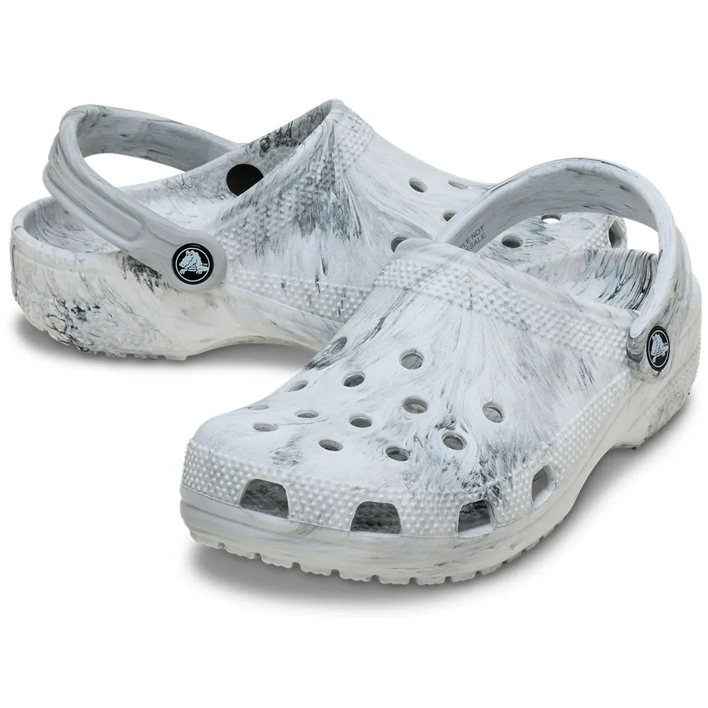 Купить Crocs 211583-1wz-m8/w10 Деревянные башмаки Classic Watercolor Marbled Grey Swirl 35x25x15 EU 41 7ft.ru в интернет магазине Семь Футов