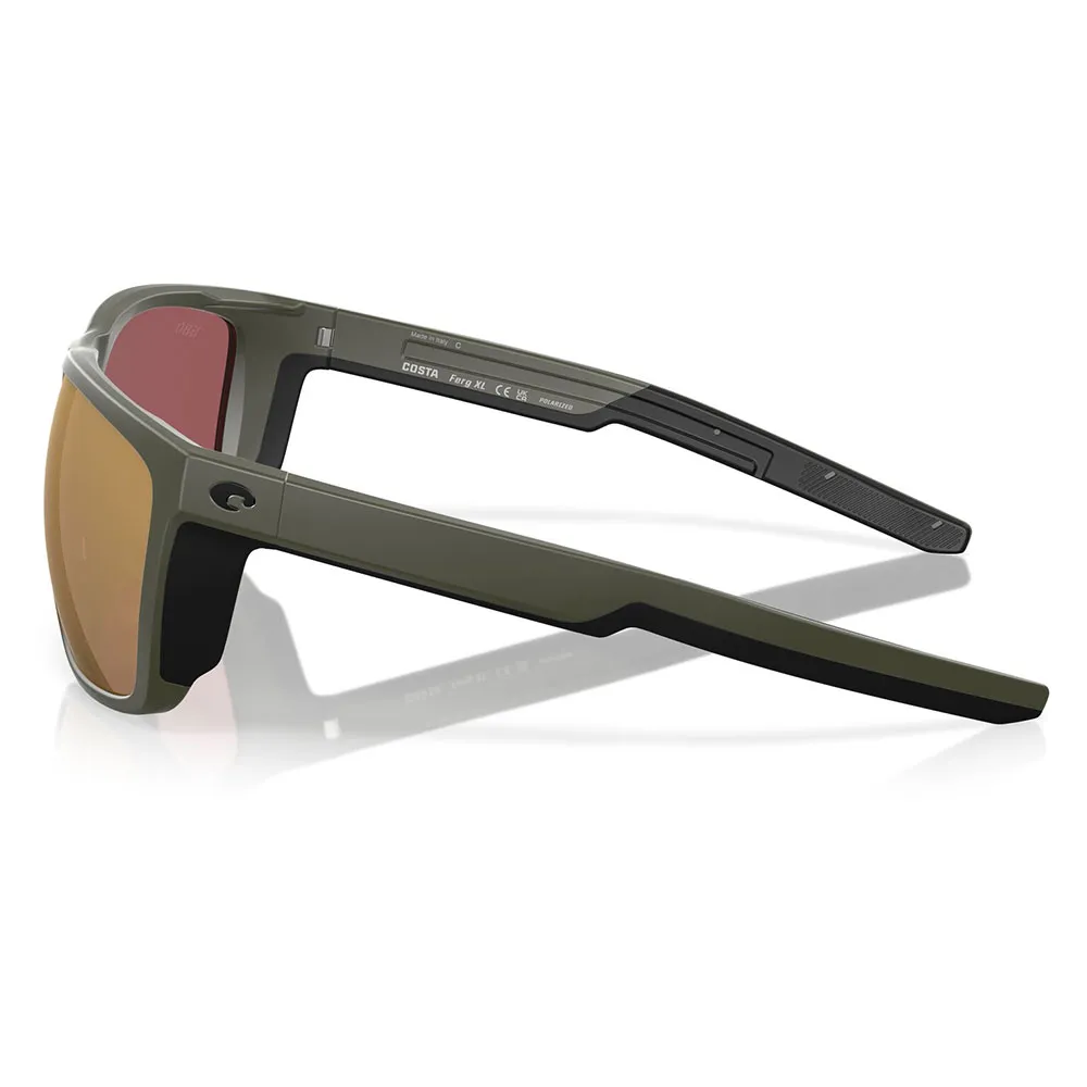 Купить Costa 06S9012-90121662 поляризованные солнцезащитные очки Ferg xl Matte Olive Gold Mirror 580G/CAT3 7ft.ru в интернет магазине Семь Футов