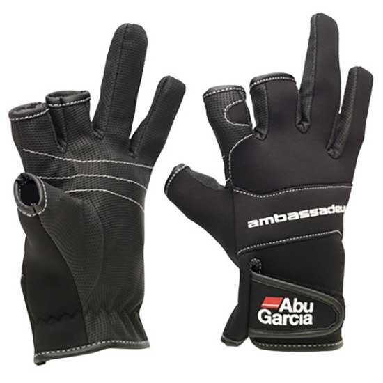 Купить Abu garcia 1202026 Перчатки Черный  Black XL 7ft.ru в интернет магазине Семь Футов