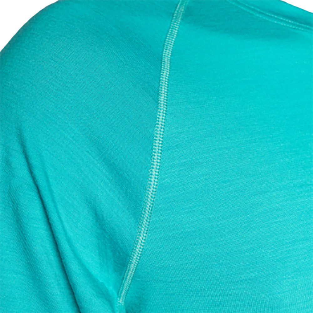 Купить Lasting QUIDO-6565-XL Базовый слой с коротким рукавом Quido Зеленый Turquoise XL 7ft.ru в интернет магазине Семь Футов