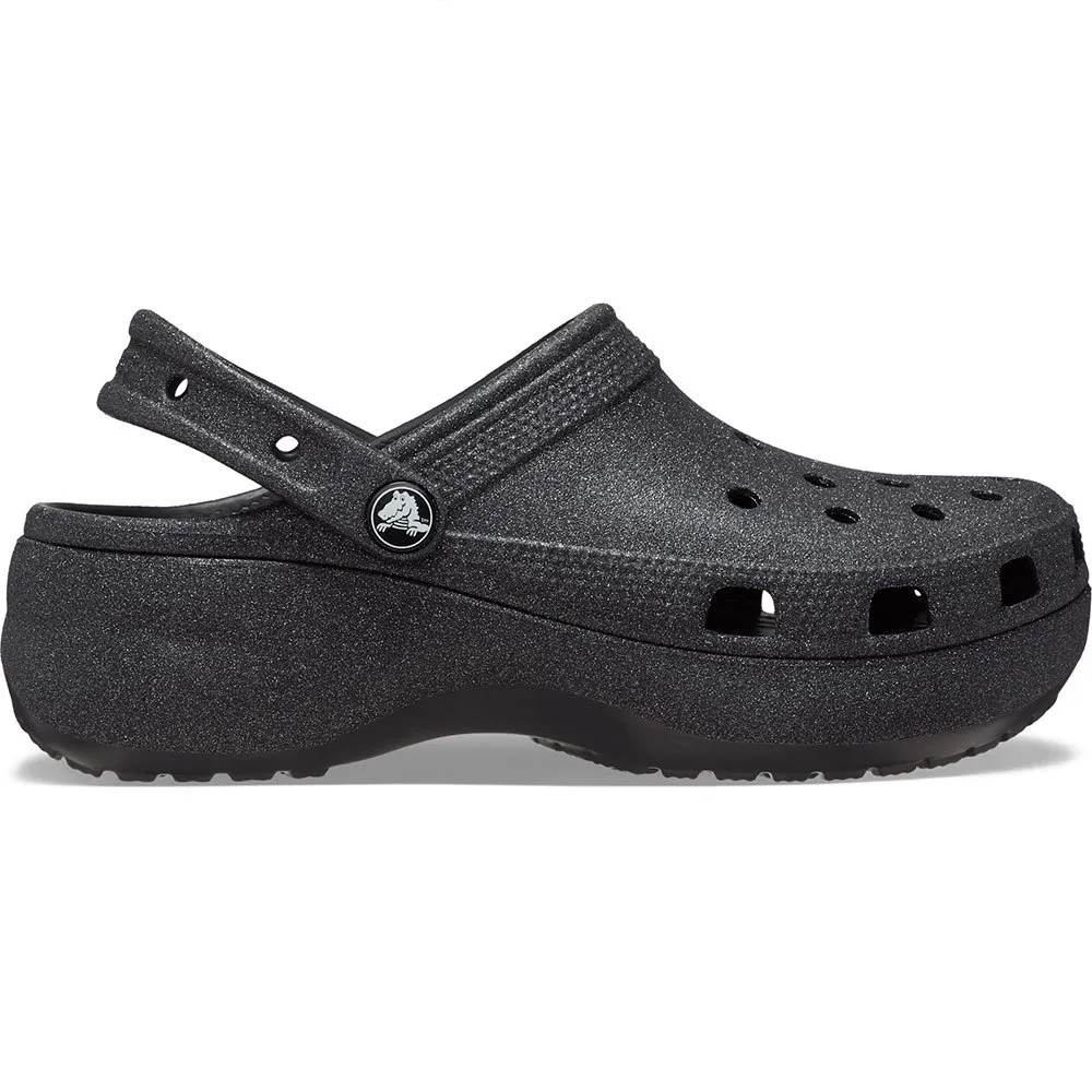 Купить Crocs 207241-001-w11 Деревянные башмаки Classic Platform Glitter Black 35x25x15 EU 42 7ft.ru в интернет магазине Семь Футов