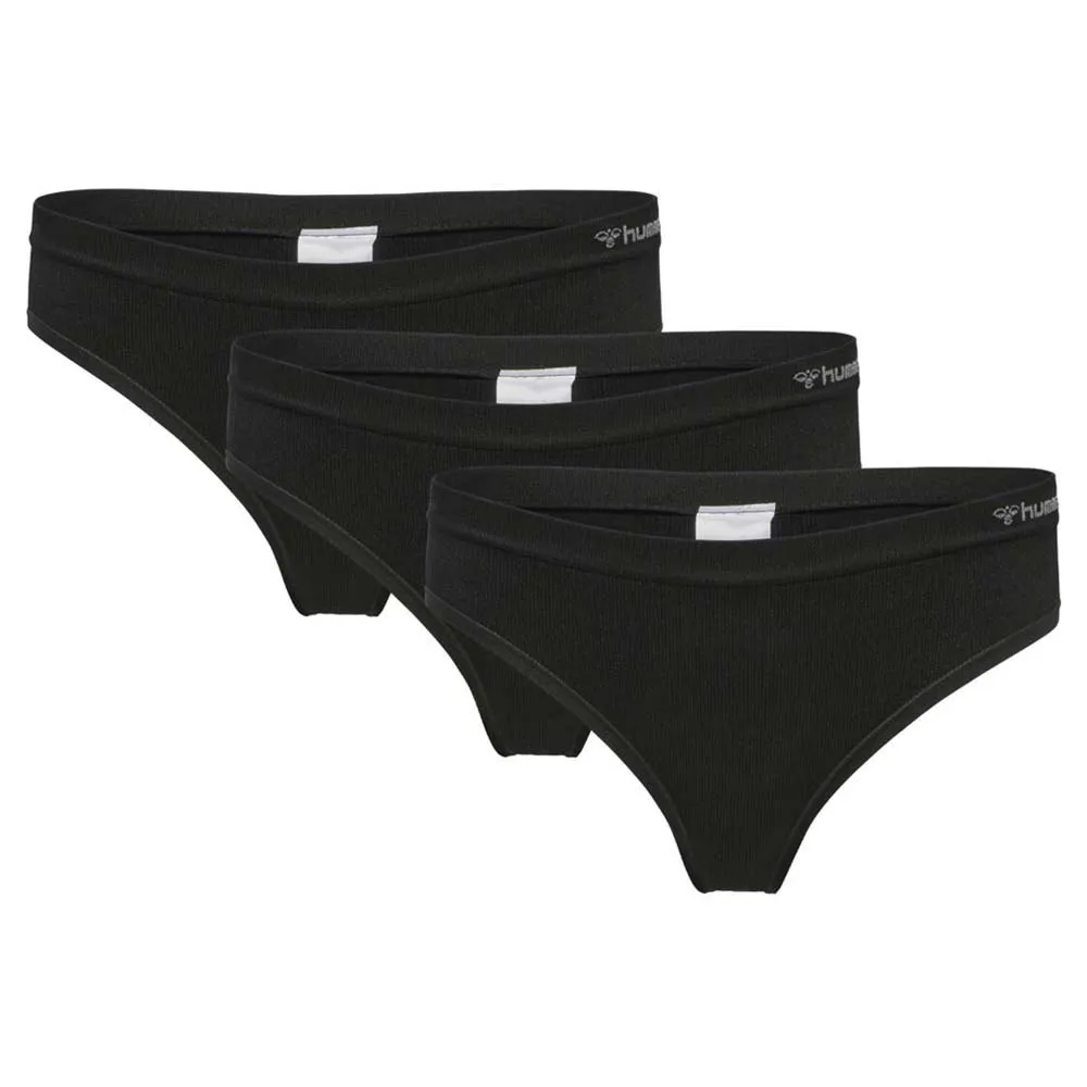 Купить Hummel 215061-2001-m Трусы Juno Seamless 3 Единицы Black 20x12x5 7ft.ru в интернет магазине Семь Футов