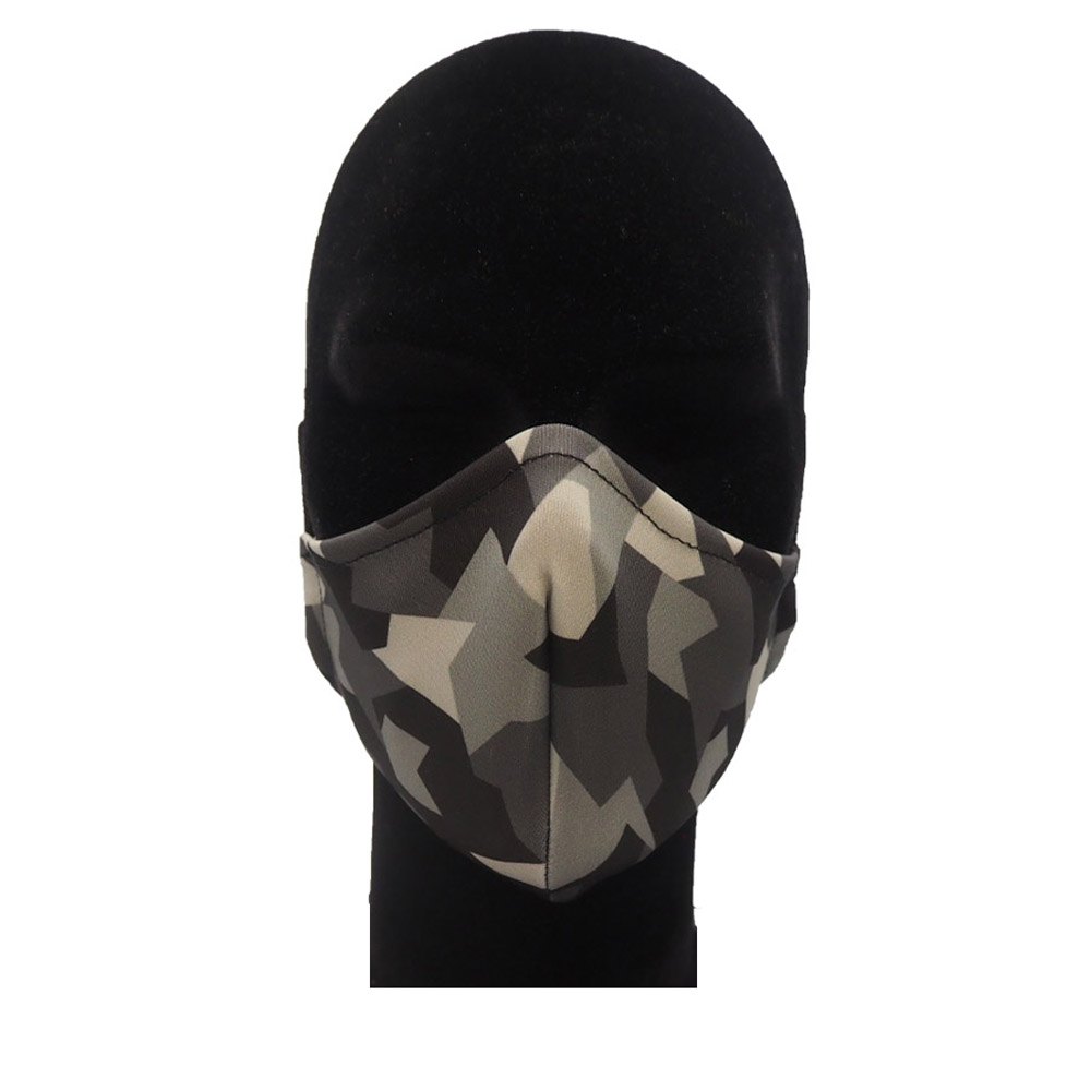 Купить Matt 1005-862 Маска для лица Серый  Geometric Camo Black 7ft.ru в интернет магазине Семь Футов