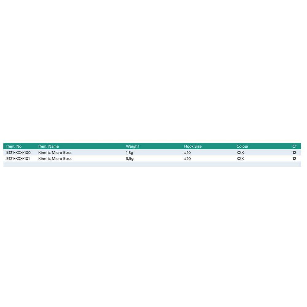 Купить Kinetic E121-595-100 Micro Boss Джиг 1.8g  Green / Pearl Flash Matte 7ft.ru в интернет магазине Семь Футов