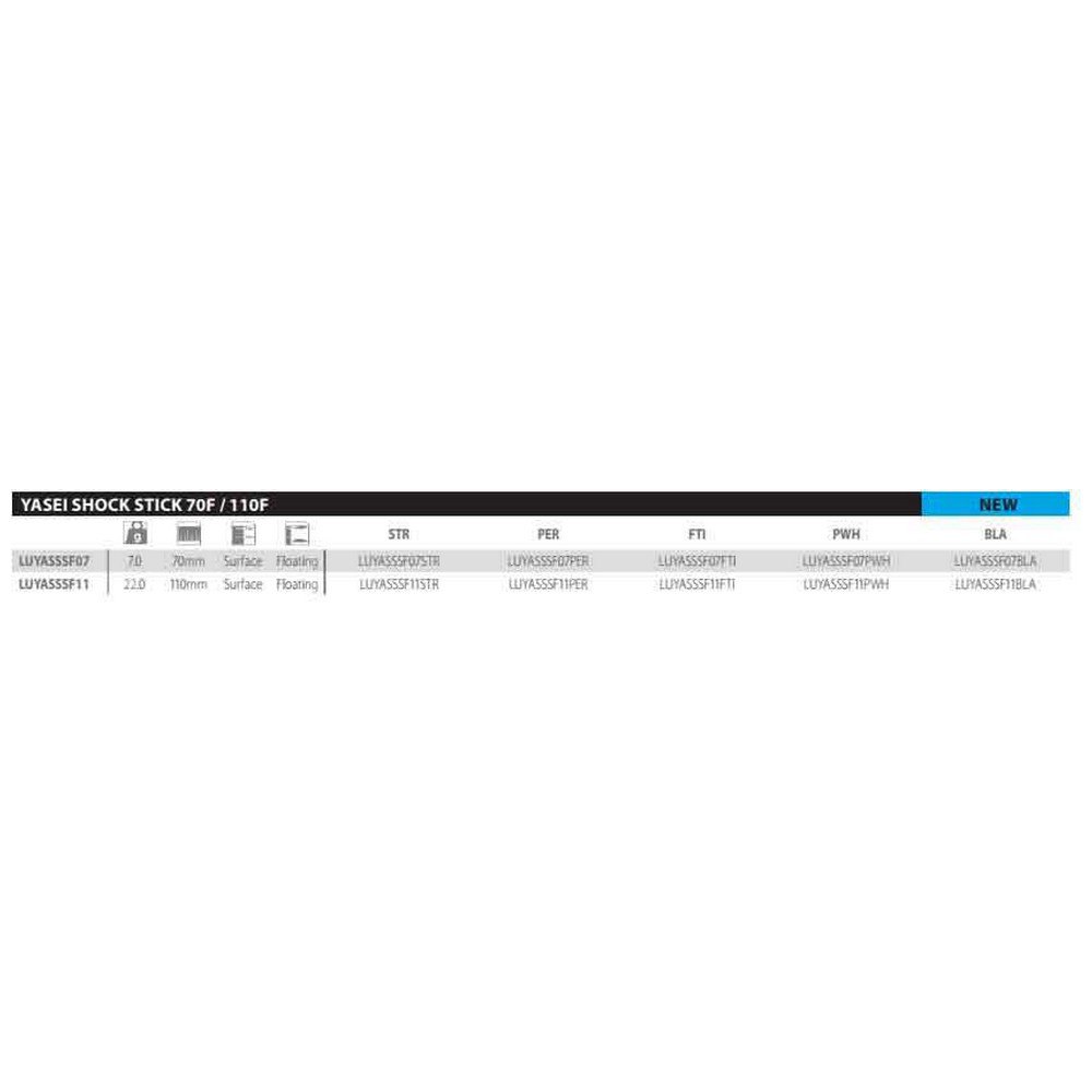 Купить Shimano fishing LUYASSSF07BLA Yasei Shock Stick Приманка Topwater 70 mm 7g 005 7ft.ru в интернет магазине Семь Футов