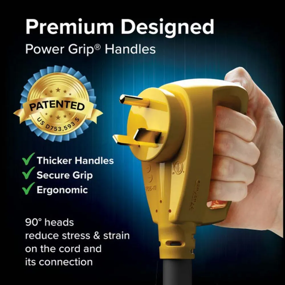 Купить Camco 17-55197 Удлинитель Power Grip 15.24 m  Black 30A 7ft.ru в интернет магазине Семь Футов