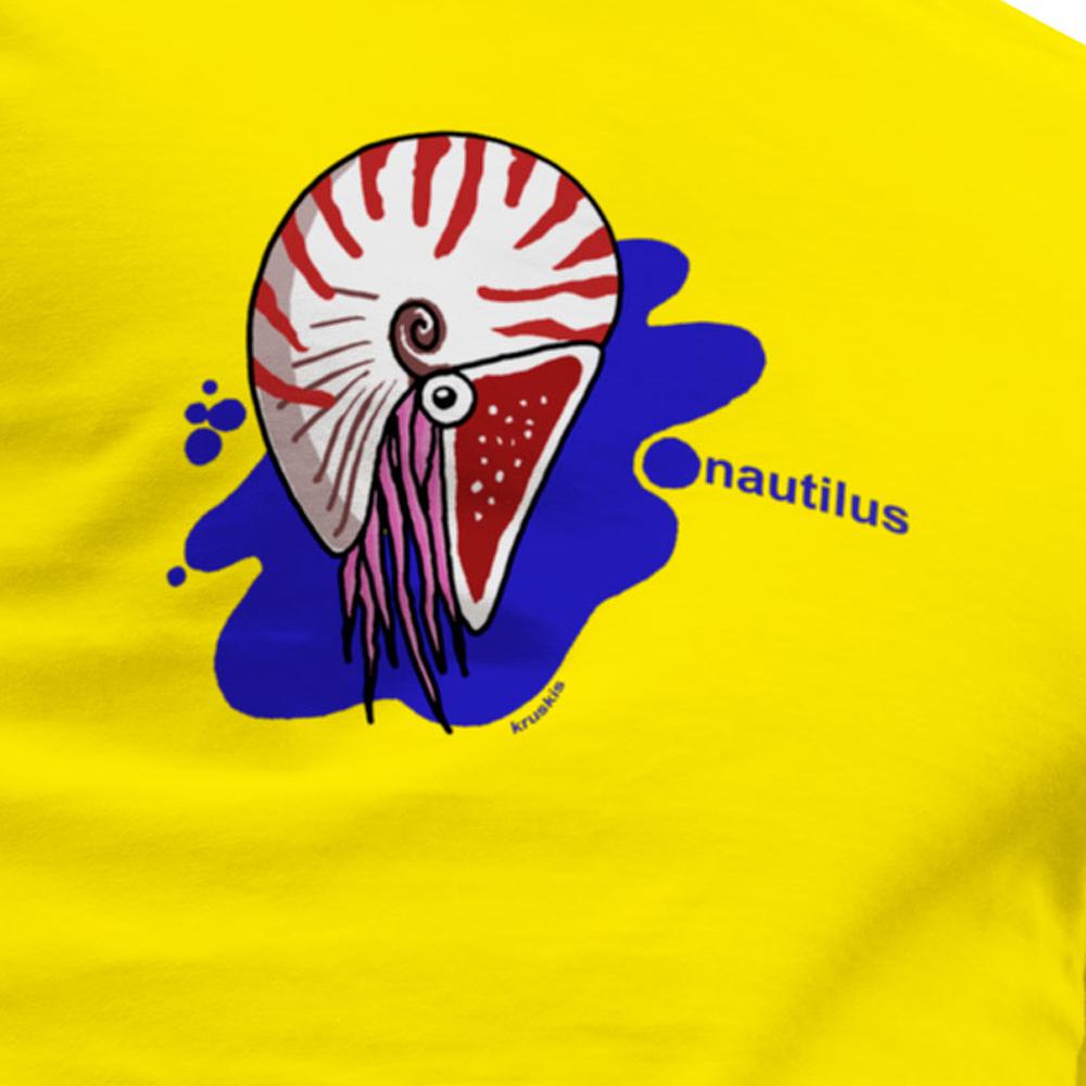 Купить Kruskis CA65500403K011 Футболка с коротким рукавом Nautilus Желтый Yellow XL 7ft.ru в интернет магазине Семь Футов