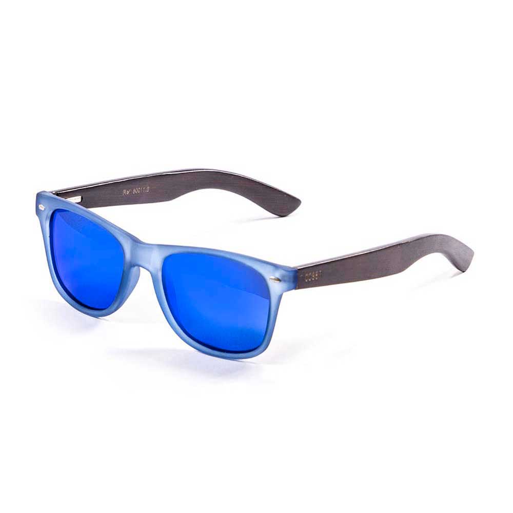 Купить Ocean sunglasses 50011.5 Деревянные солнцезащитные очки Beach Brown / Blue Transparent / Blue 7ft.ru в интернет магазине Семь Футов