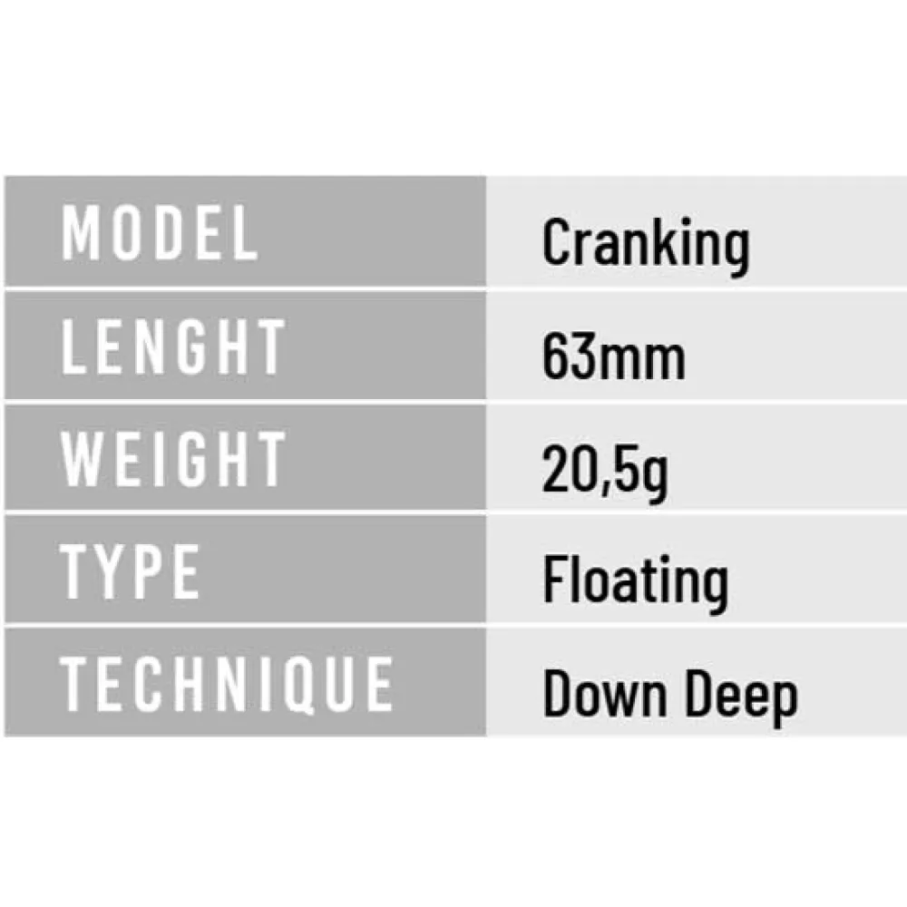 Купить Herakles ARHKDM10 Crankbait Hypno DD Floating 20.5g 63 mm  Alburno Flash 7ft.ru в интернет магазине Семь Футов