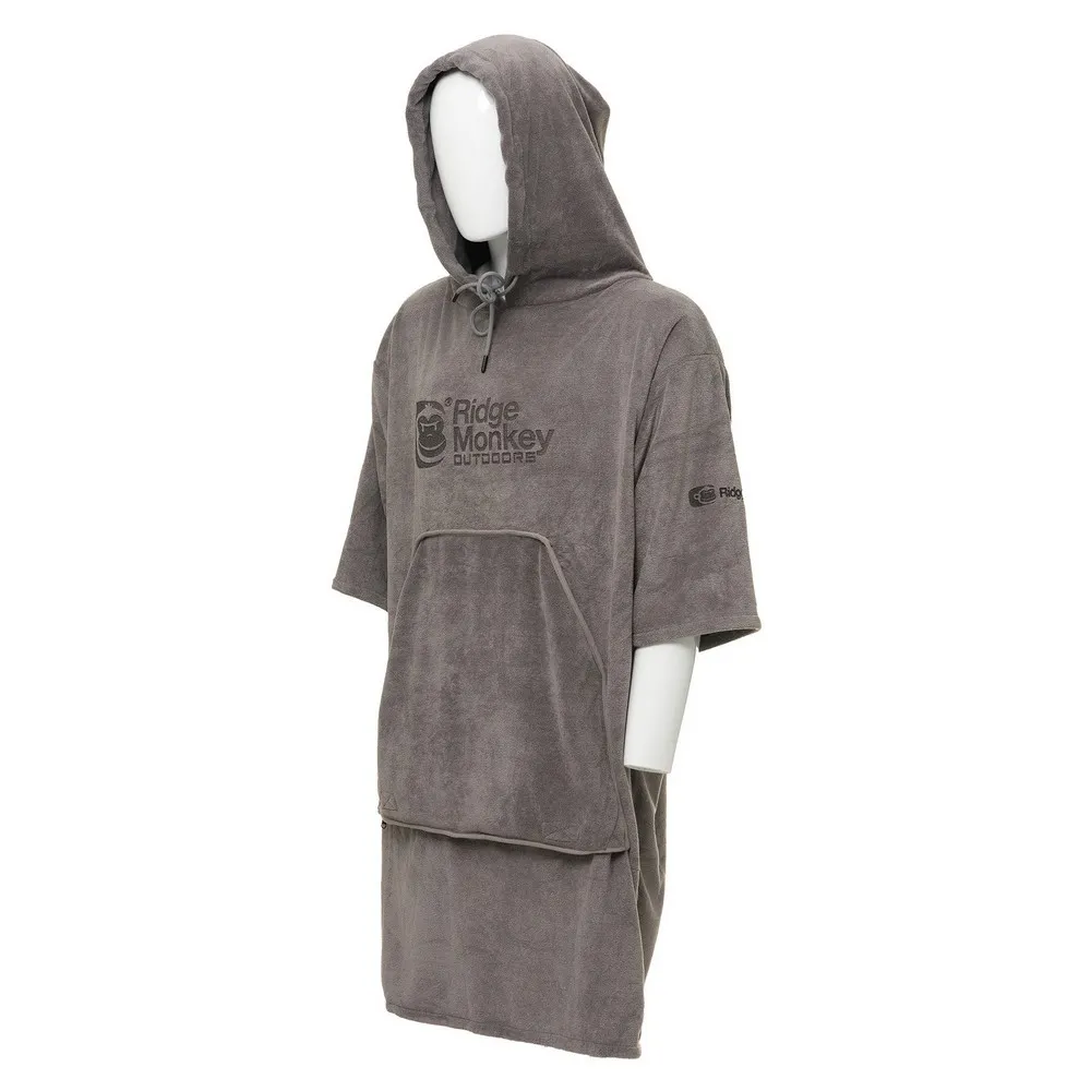 Купить Ridgemonkey outc008-jet полотенце Poncho Dark Grey 40x35x8 M-L 7ft.ru в интернет магазине Семь Футов