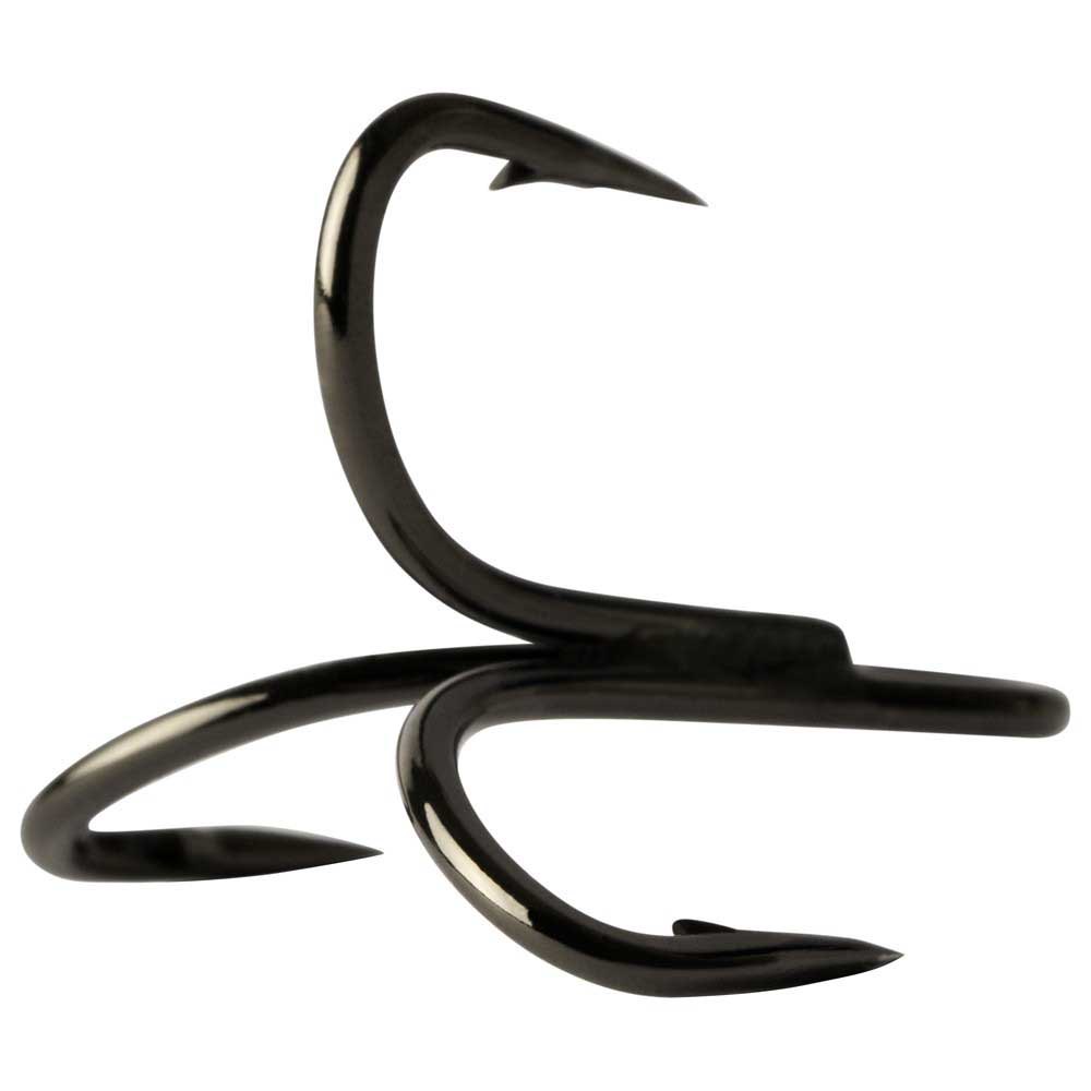 Купить Mustad TG77NP-BN-10-B09 Jawlock Triple Grip Тройной Крючок Серебристый Black Nickel 10 7ft.ru в интернет магазине Семь Футов