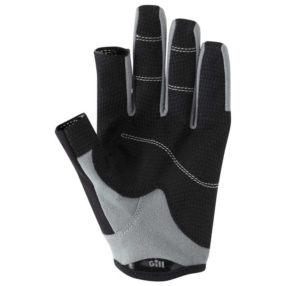 Купить Gill 7053-BLK01-M Перчатки Deckhand Серый  Black M 7ft.ru в интернет магазине Семь Футов
