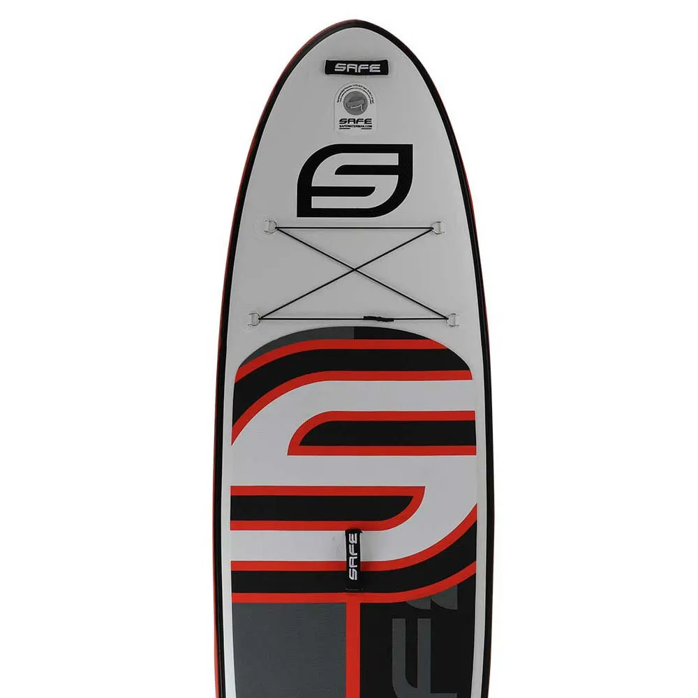 Купить Safe waterman hc100.021 Надувной комплект для падлбординга Aero 9´2´´ White / Black / Red 132x56x35 279.4 cm 7ft.ru в интернет магазине Семь Футов