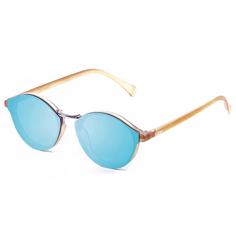 Купить Ocean sunglasses 10307.6 поляризованные солнцезащитные очки Loiret Matte Light Brown Blue Sky Revo Flat/CAT3 7ft.ru в интернет магазине Семь Футов