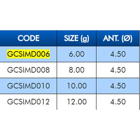 Купить Colmic GCSIMD010 плавать Sinlfex Madrid  Green / Blue 10 g 7ft.ru в интернет магазине Семь Футов