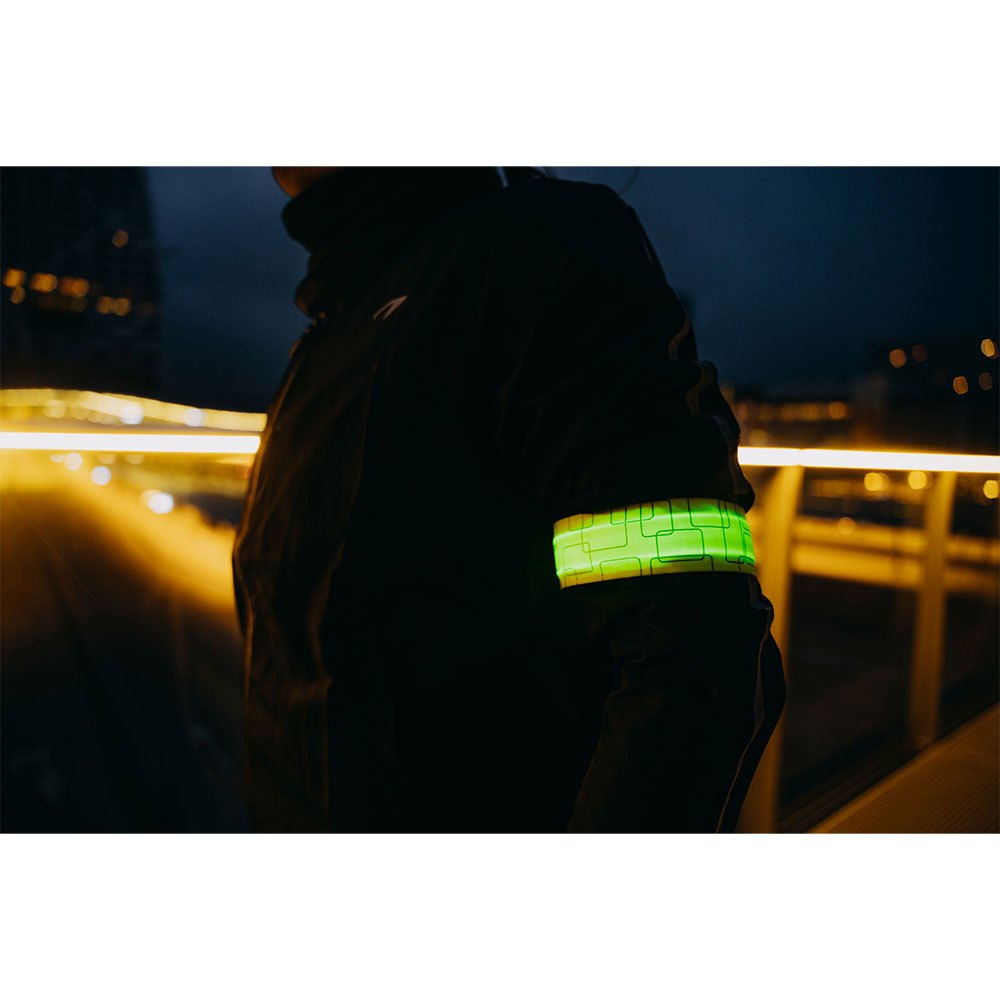 Купить Avento 44RD-FGZ-Uni Slap-On Rechargeable LED Беговая повязка 2 Единицы Fluorescent Yellow / Silver Grey 7ft.ru в интернет магазине Семь Футов