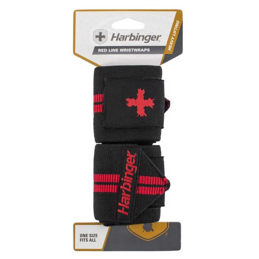 Купить Harbinger 360548-redlinewristwrap Напульсник Red Line Black / Red 15x10x8 7ft.ru в интернет магазине Семь Футов