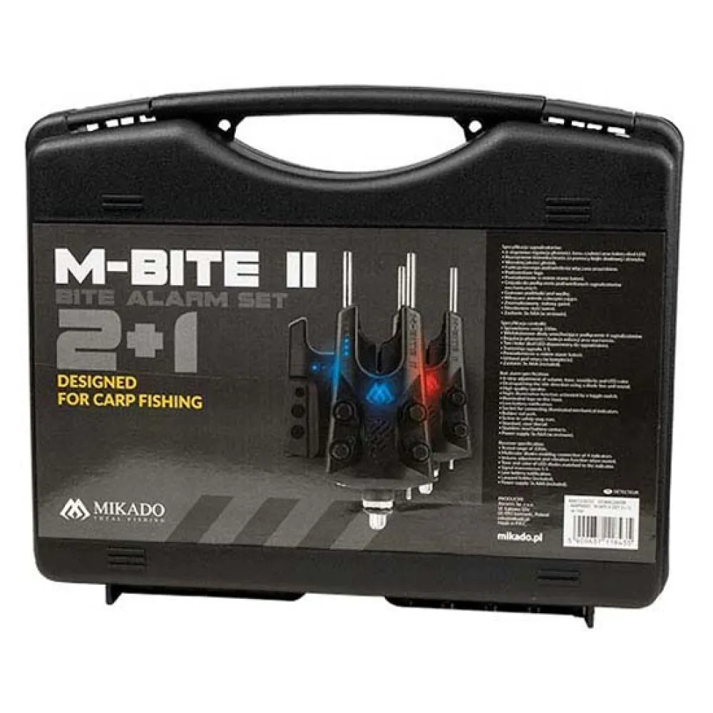 Купить Mikado ams13-set21 сигнализация укуса M Bite II 2+1 Set Black 30x15x10 7ft.ru в интернет магазине Семь Футов