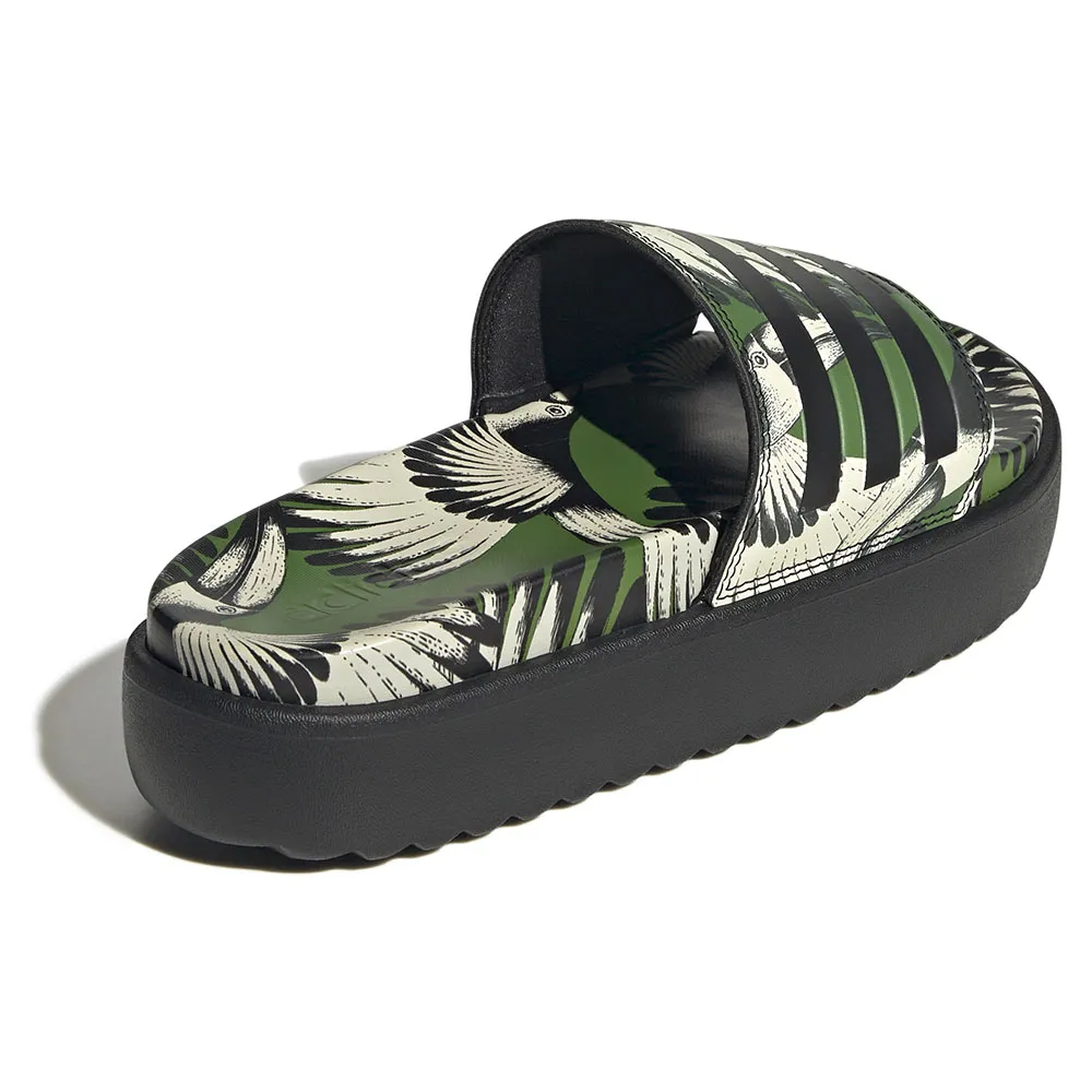 Купить adidas ji4754/8 Шлёпанцы Adilette Platform Crew Green / Core Black / Core Black 32x20x10 EU 42 7ft.ru в интернет магазине Семь Футов