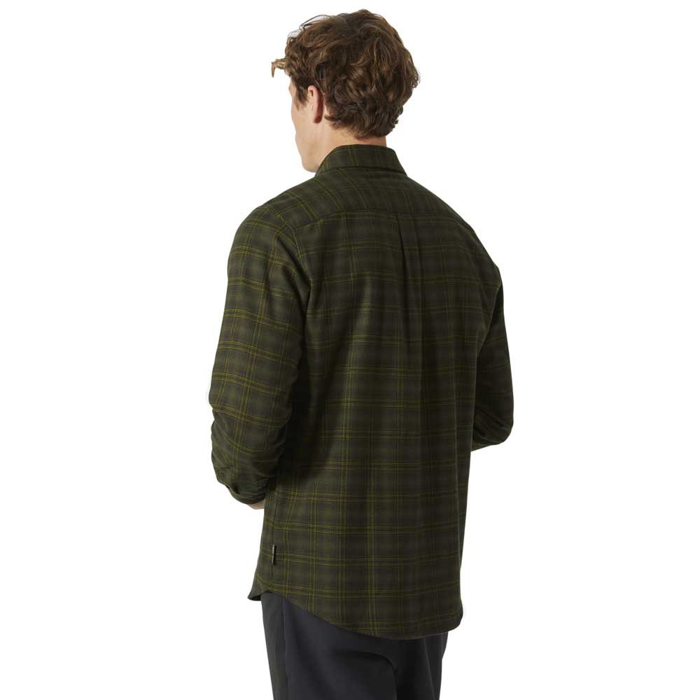 Купить Helly hansen 62731_431-L Футболка Lokka Organic Flannel Зеленый Utility Green Classic Plai L 7ft.ru в интернет магазине Семь Футов