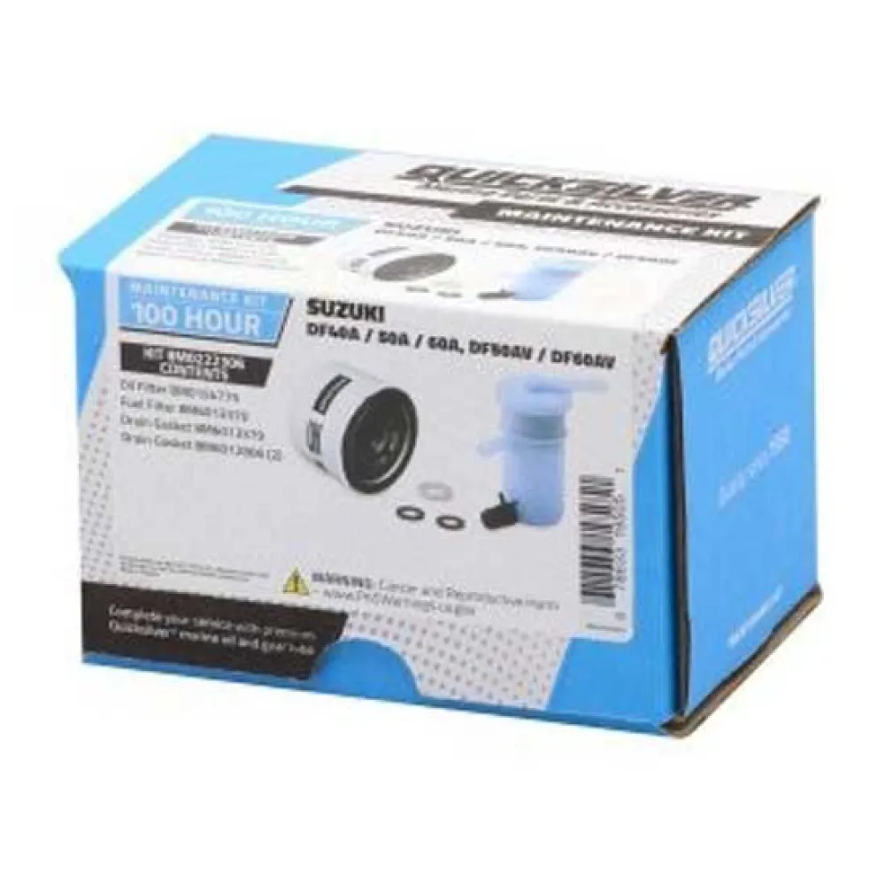 Купить Quicksilver boats qs8m0222306 комплект для обслуживания Suzuki DF40A 50A 60A 100H Grey 16x27x12 7ft.ru в интернет магазине Семь Футов