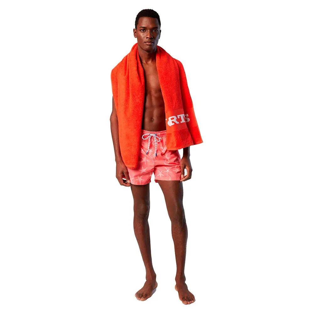 Купить North sails 673573-C011-L плавательные шорты Volley All Over Starfish Оранжевый Coral L 7ft.ru в интернет магазине Семь Футов