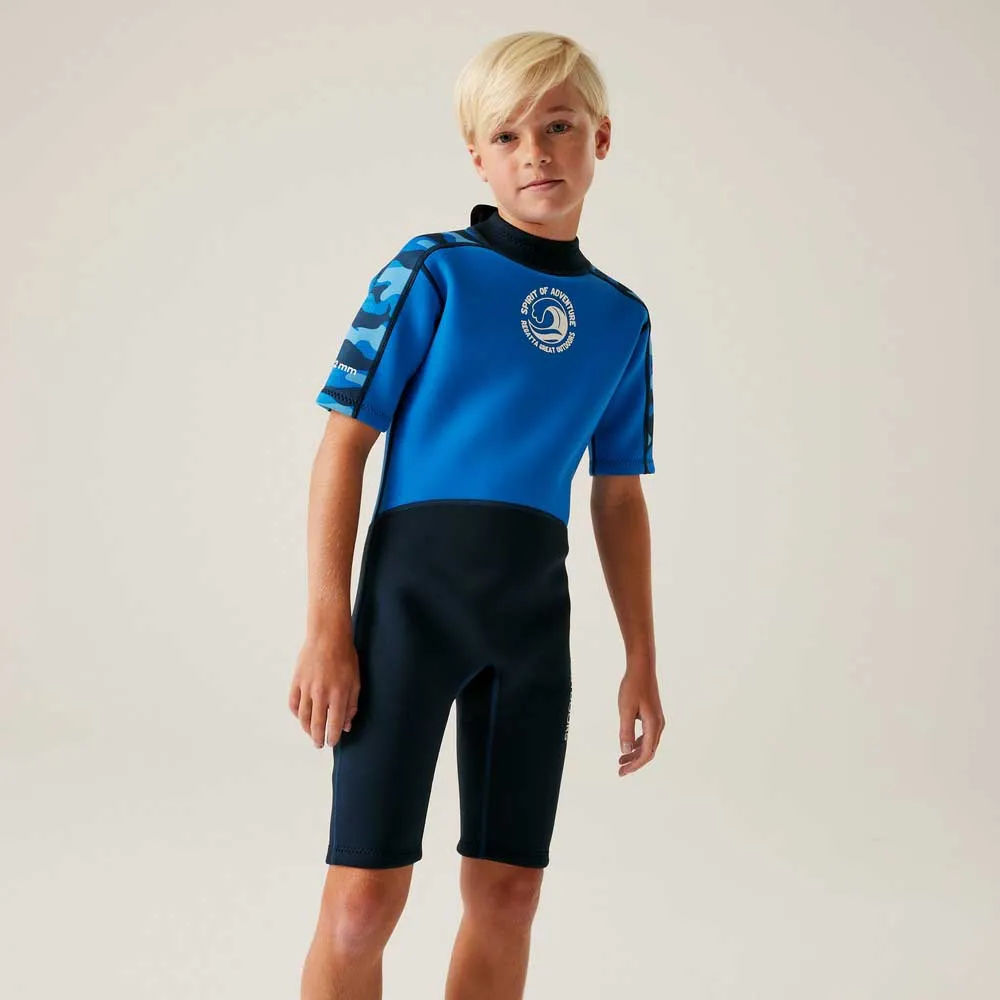 Купить Regatta rkm044-b4k-9-10yrs Неопреновый гидрокостюм мокрого типа RKM044 Blue Camo / Olympic Blue 30x25x5 9-10 Years 7ft.ru в интернет магазине Семь Футов