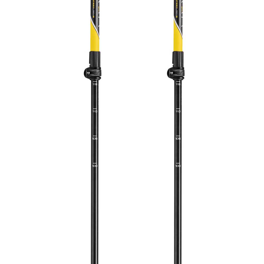 Купить Leki 65026141 Spin Shark SL Поляки Черный  Black / Yellow / Dark Anthracite 100-130 cm 7ft.ru в интернет магазине Семь Футов