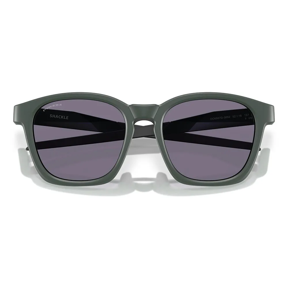 Купить Oakley OO9507-0652 Солнцезащитные очки Shackle Бесцветный Mt Hunter Green Prizm Grey/CAT3 7ft.ru в интернет магазине Семь Футов