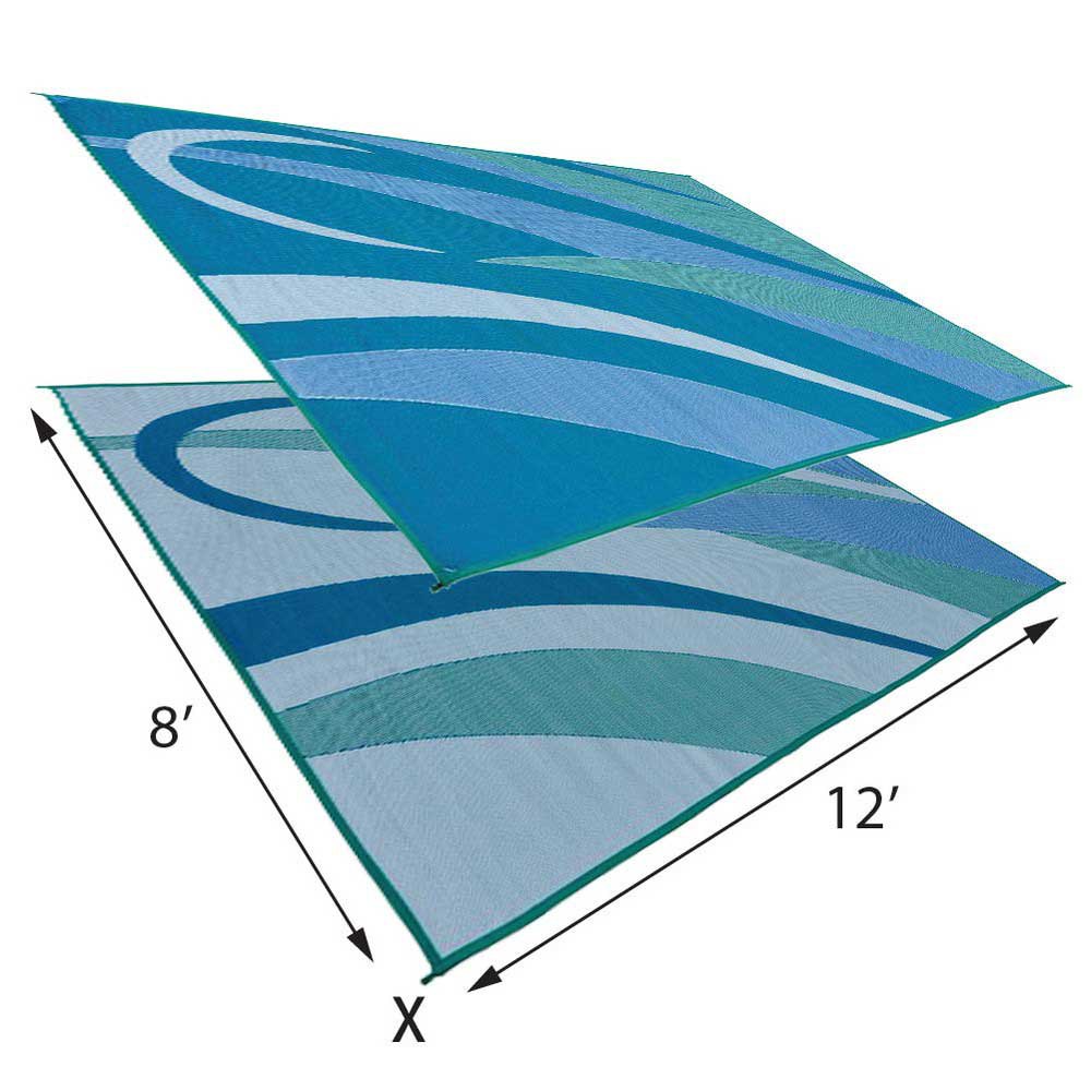 Купить Stylish camping 672-GA3BLUGRN ковер Graphic GA3  Blue / Green 2.43 x 3.65 m 7ft.ru в интернет магазине Семь Футов