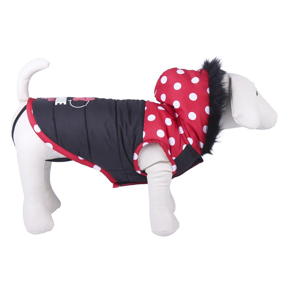 Купить Cerda group 2800000164-BLACK-XS Minnie Куртка для собак Красный Black XS 7ft.ru в интернет магазине Семь Футов