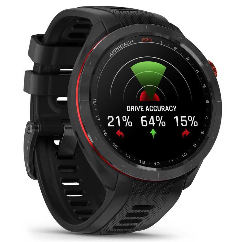 Купить Garmin 010-02746-12 Approach® S70 47 mm Часы  Black / Black 7ft.ru в интернет магазине Семь Футов