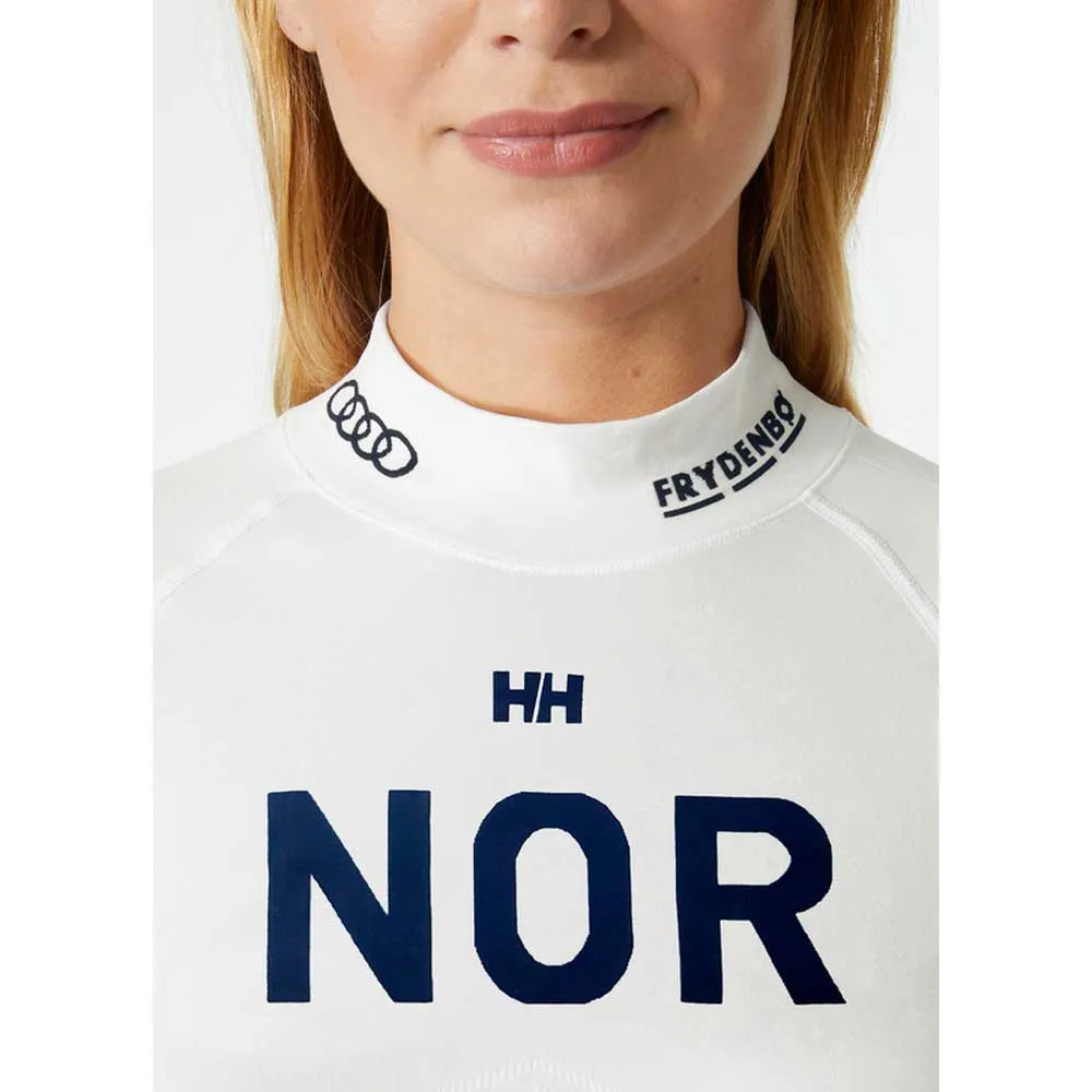 Купить Helly hansen 49341-002-L Базовый слой с длинным рукавом Lifa Seamless Racing White NSF L 7ft.ru в интернет магазине Семь Футов