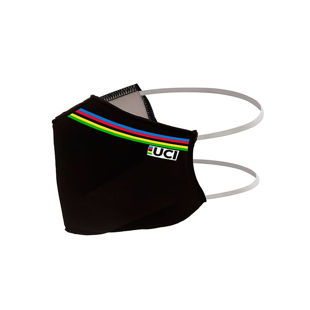 Купить Santini UMCV02-NE UCI Washable Маска для лица Черный Black 7ft.ru в интернет магазине Семь Футов