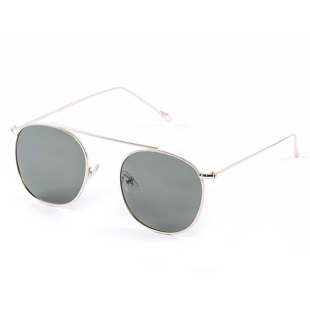 Купить Ocean sunglasses 10314.3 Солнцезащитные очки Memphis Gold Metal / Green Flat Gold Metal / Green Flat/CAT3 7ft.ru в интернет магазине Семь Футов