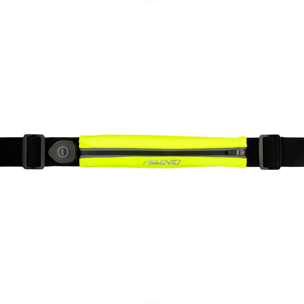 Купить Avento 44RF-FGZ-Uni Pocket + Rechargeable LED Спортивный пояс Fluorescent Yellow / Black 7ft.ru в интернет магазине Семь Футов