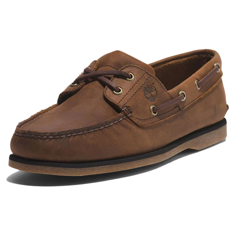 Купить Timberland tb0a2fzxem41w-060 Палубные туфли Classic Mid Brn / Full Grain 35x25x15 EU 39 7ft.ru в интернет магазине Семь Футов