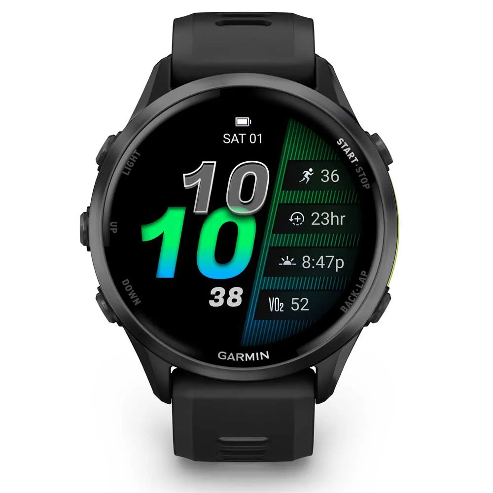 Купить Garmin 010-02969-10 Reloj Forerunner 970 Черный  Carbon Gray DLC Titanium / Black / Translucent Whitestone 7ft.ru в интернет магазине Семь Футов