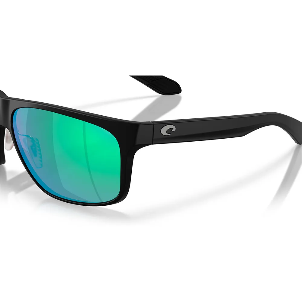 Купить Costa 06s9128-91280360 поляризованные солнцезащитные очки Trades Matte Black 09 20x10x10 Green Mirror 580G/CAT3 7ft.ru в интернет магазине Семь Футов