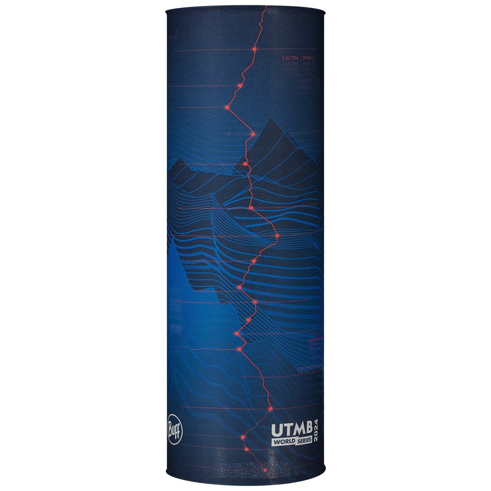 Купить Buff ® 136043.787.10.00 Шарф-хомут Coolnet UV® UTMB Голубой Dark Blue / Multicolor 7ft.ru в интернет магазине Семь Футов