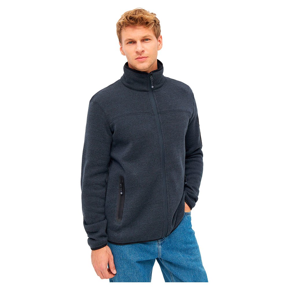 Купить Sea ranch 20-7-839-4001-XXL Флисовая на молнии Sidney Голубой Dark Navy 2XL 7ft.ru в интернет магазине Семь Футов