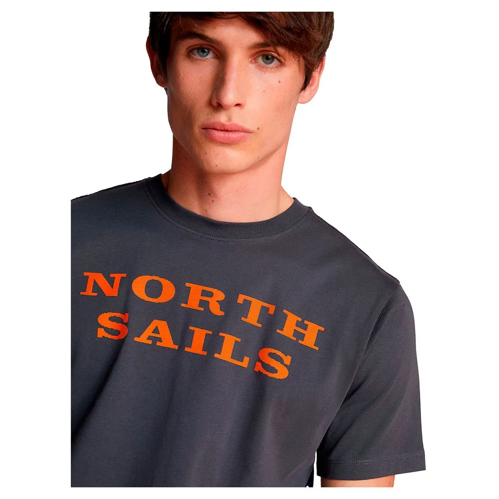 Купить North sails 692793-0952-3 Футболка с коротким рукавом Graphic Серый Asphalt M 7ft.ru в интернет магазине Семь Футов