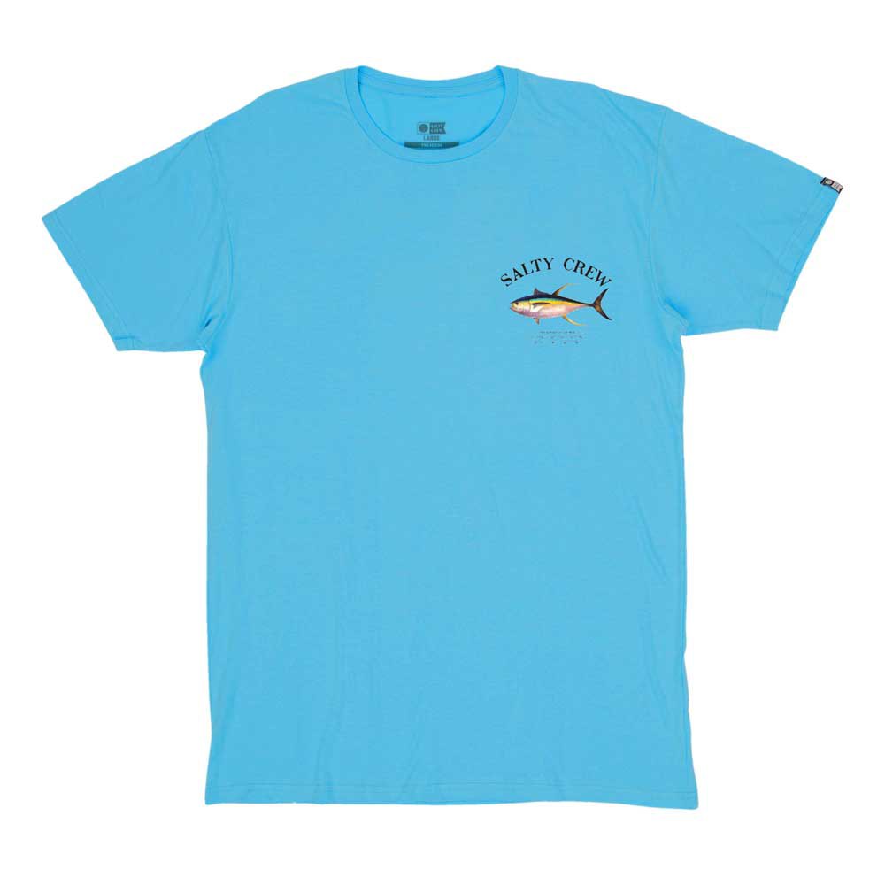 Купить Salty crew 20035039-TQE-XXL Футболка с коротким рукавом Ahi Mount Голубой Turquoise 2XL 7ft.ru в интернет магазине Семь Футов