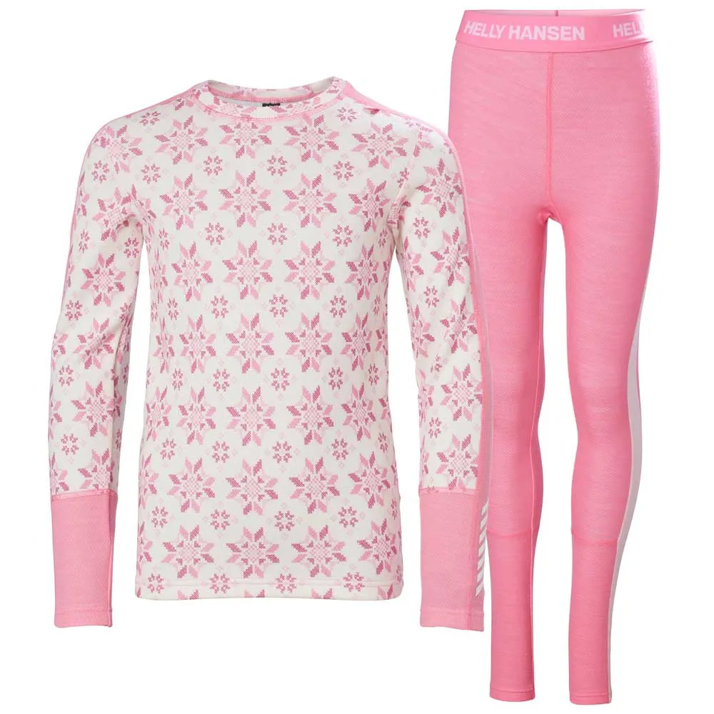 Купить Helly hansen 48179_068-176 Набор базовых слоев Graphic Lifa Merino Youth Sugar Pink 60x40x40 15-16 Years 7ft.ru в интернет магазине Семь Футов