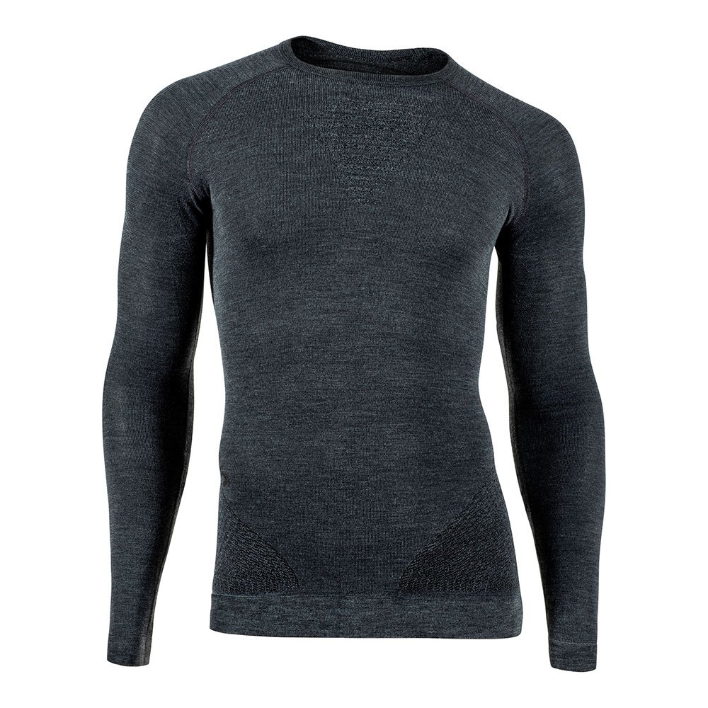 Купить UYN U100117-J247-L/XL Базовый слой с длинным рукавом Fusyon Cashmere Серый Grey Rock / Black L-XL 7ft.ru в интернет магазине Семь Футов