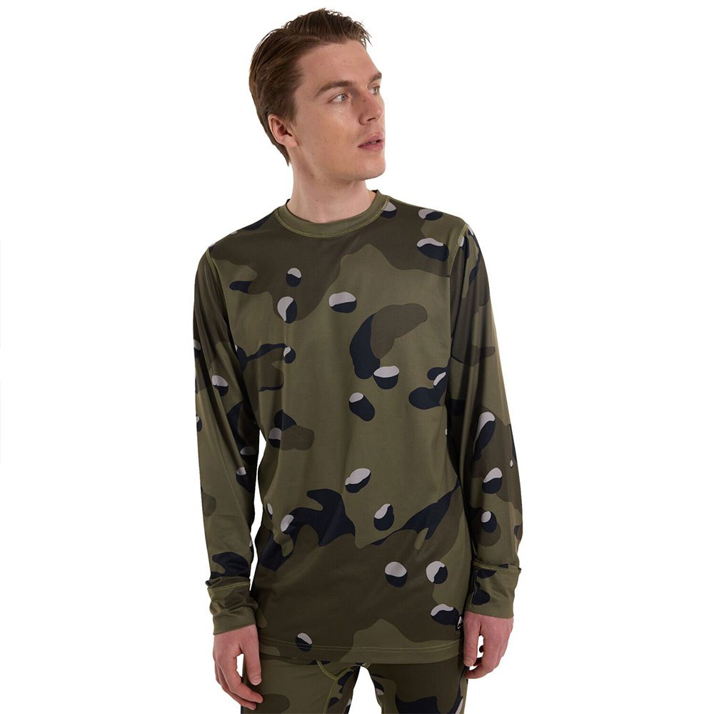 Купить Burton 10257110969-L Базовый слой с длинным рукавом Midweight Crew Зеленый Forest Moss Cookie Camo L 7ft.ru в интернет магазине Семь Футов