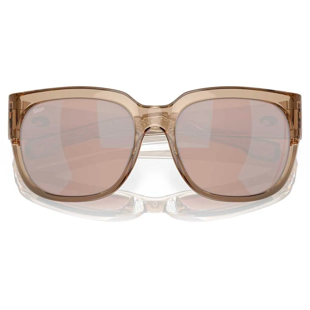 Купить Costa 06s9004-90040558 поляризованные солнцезащитные очки Waterwoman 2 Shiny Blonde Crystal 25x12x10 Copper Silver Mirror 580P/CAT2 7ft.ru в интернет магазине Семь Футов
