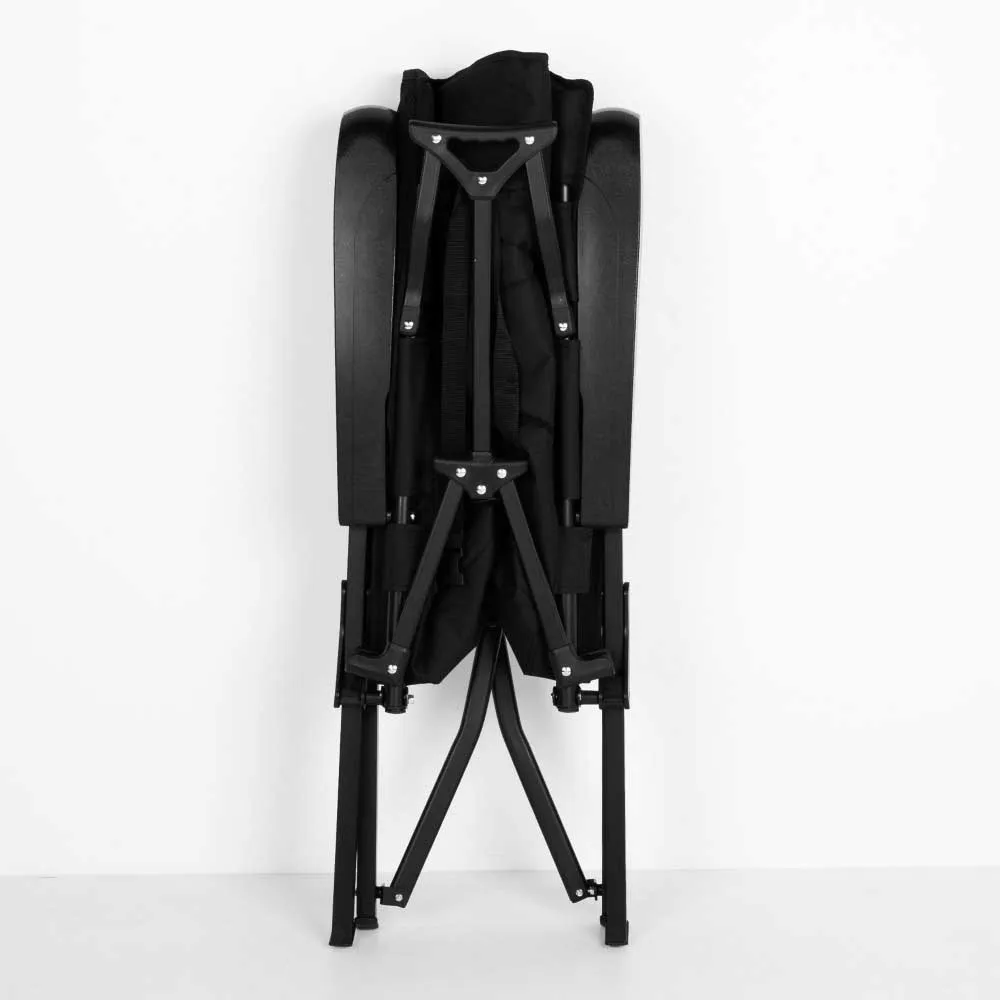 Купить Aktive 63058 многопозиционный складной стул с мягкой обивкой  Black 56x76x109 cm 7ft.ru в интернет магазине Семь Футов